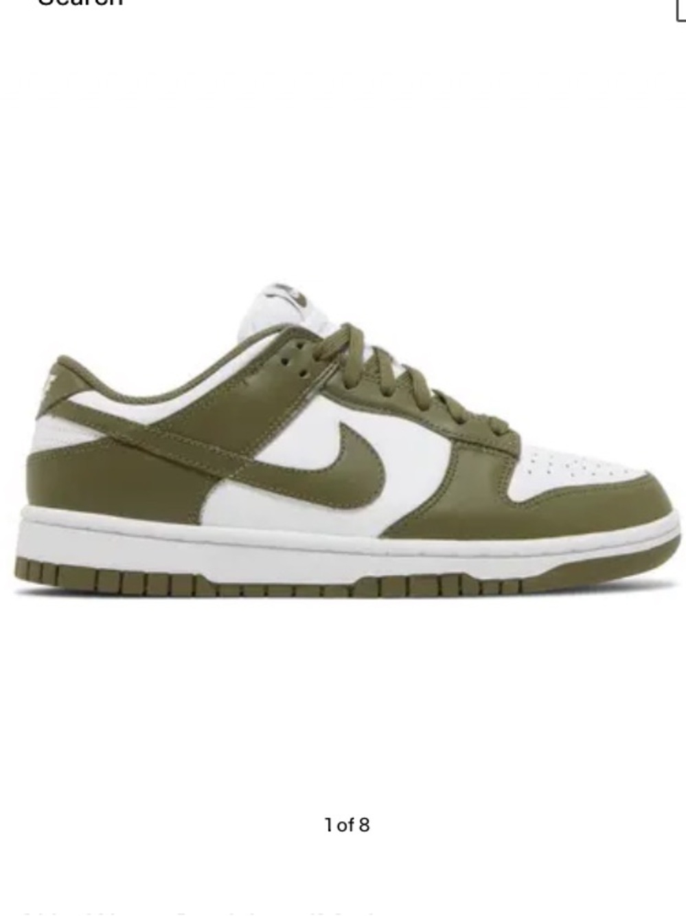 Nike Dunk Low Sneakers - Olive Green / White WMN’s sz 11
